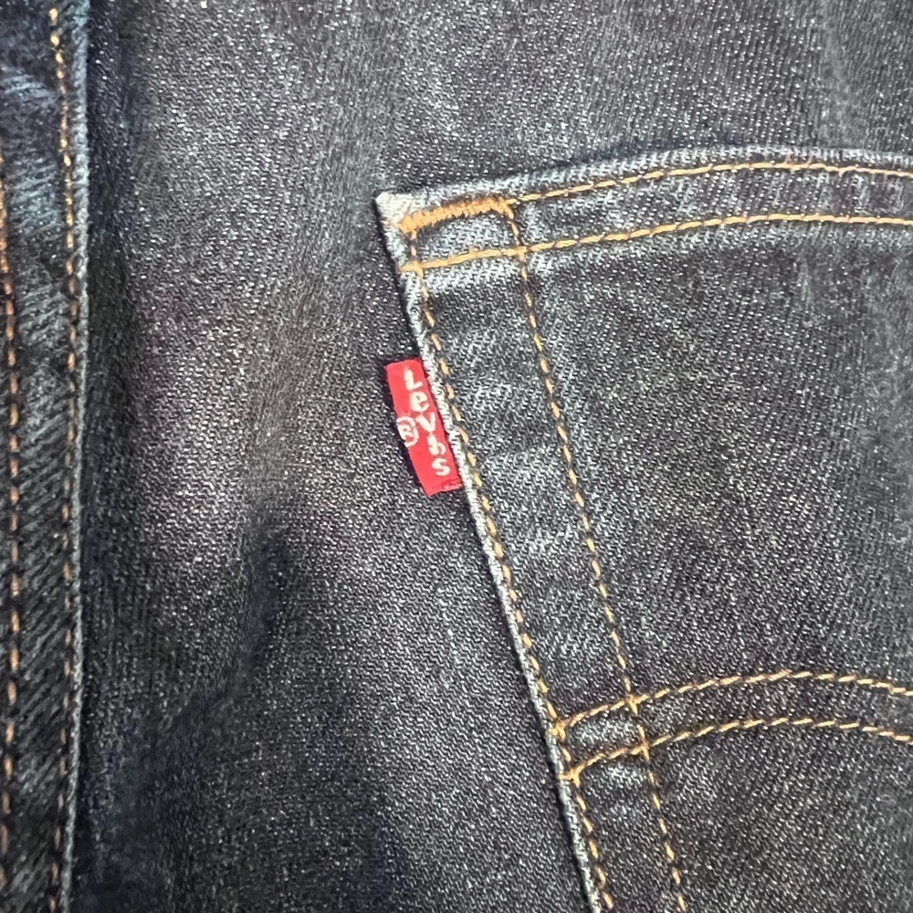 Men's Dark Blue Jeans - Picture 6 of 7